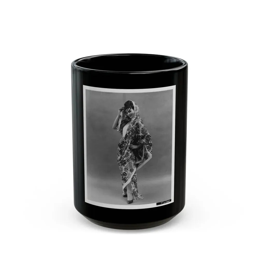 Gila Golan #73 (Vintage Female Icon) Black Coffee Mug 15oz - Go Mug Yourself