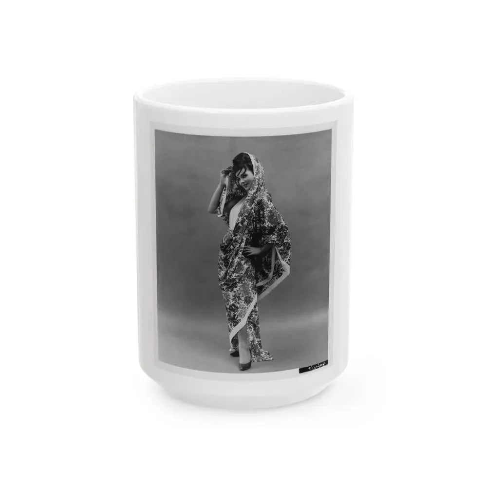 Gila Golan #73 (Vintage Female Icon) White Coffee Mug 15oz - Go Mug Yourself