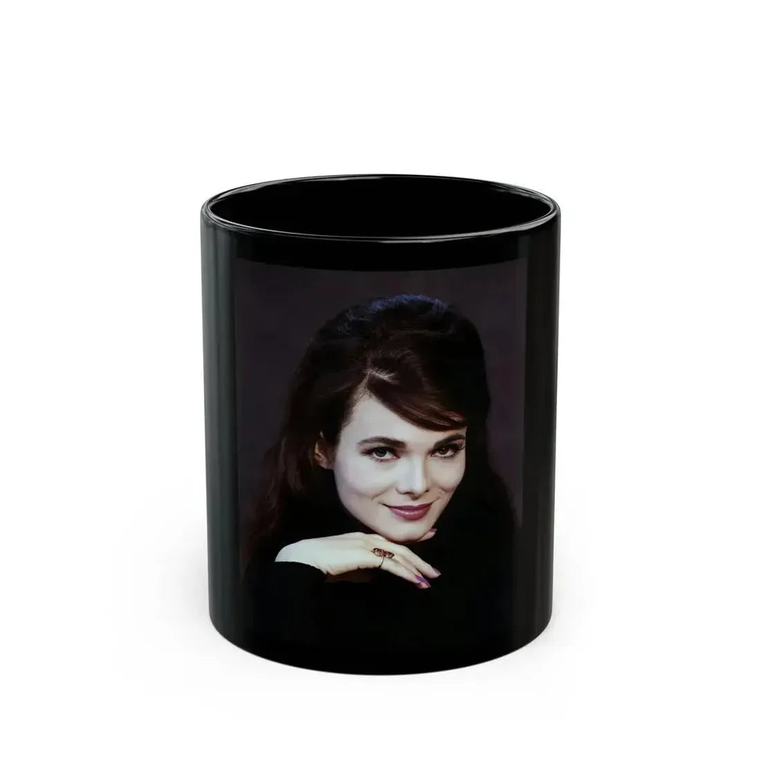 Gila Golan #75 (Vintage Female Icon) Black Coffee Mug 11oz - Go Mug Yourself