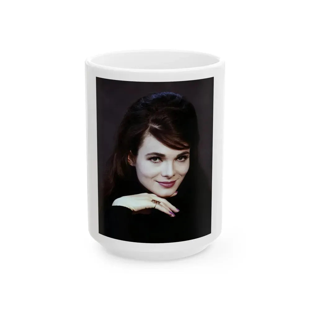 Gila Golan #75 (Vintage Female Icon) White Coffee Mug 15oz - Go Mug Yourself