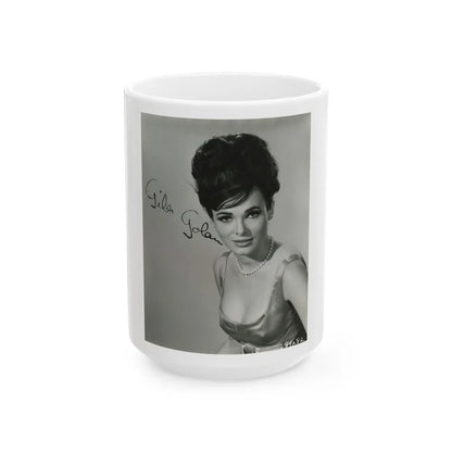 Gila Golan #76 (Vintage Female Icon) White Coffee Mug-15oz-Go Mug Yourself