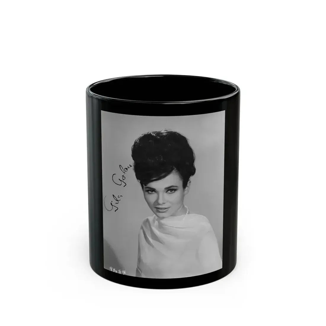 Gila Golan #77 (Vintage Female Icon) Black Coffee Mug 11oz - Go Mug Yourself