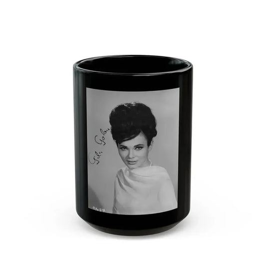 Gila Golan #77 (Vintage Female Icon) Black Coffee Mug 15oz - Go Mug Yourself