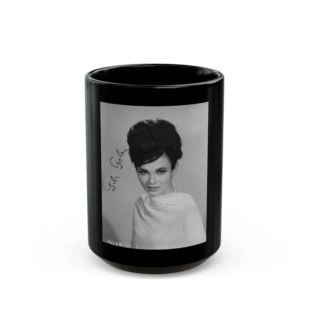Gila Golan #77 (Vintage Female Icon) Black Coffee Mug 15oz - Go Mug Yourself