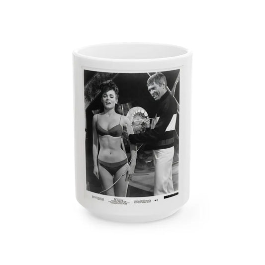 Gila Golan #80 (Vintage Female Icon) White Coffee Mug-15oz-Go Mug Yourself