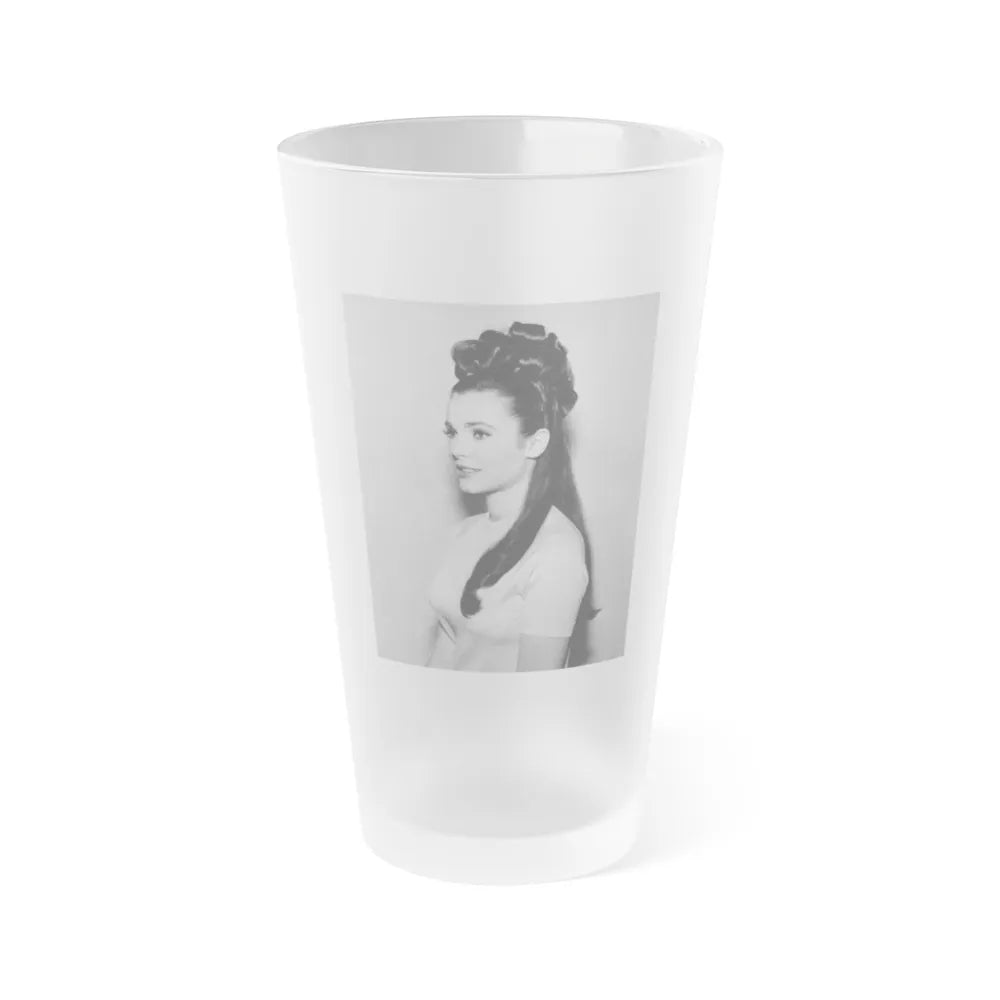 Gila Golan #84 (Vintage Female Icon) Frosted Pint Glass 16oz-16oz-Frosted-Go Mug Yourself