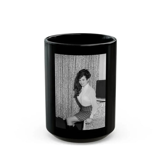 Gila Golan #97 (Vintage Female Icon) Black Coffee Mug 15oz - Go Mug Yourself