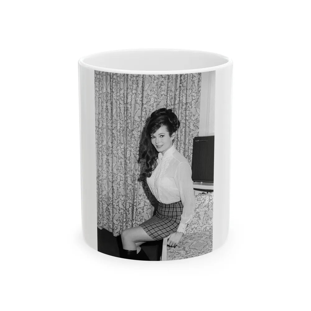 Gila Golan #97 (Vintage Female Icon) White Coffee Mug-11oz-Go Mug Yourself