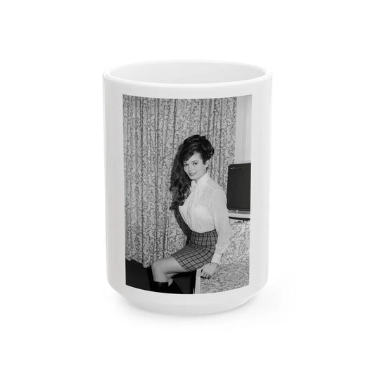 Gila Golan #97 (Vintage Female Icon) White Coffee Mug-15oz-Go Mug Yourself