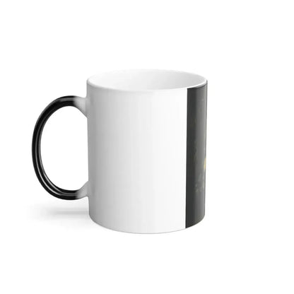 Gillis Gillisz de Bergh (1600-1669) A Festoon of Grapes, Apples and Pears Hanging from a Nail, with Sna-0 - Color Changing Mug 11oz - Go Mug Yourself