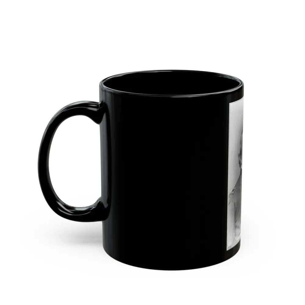 Gilman Marston, Head-And-Shoulders Portrait, Facing Right, In Uniform (U.S. Civil War) Black Coffee Mug-Go Mug Yourself