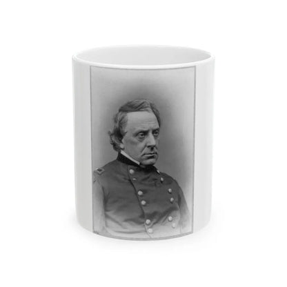 Gilman Marston, Head-And-Shoulders Portrait, Facing Right, In Uniform (U.S. Civil War) White Coffee Mug-11oz-Go Mug Yourself