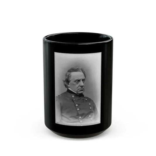 Gilman Marston, Head-And-Shoulders Portrait, Facing Right, In Uniform (U.S. Civil War) Black Coffee Mug 15oz - Go Mug Yourself