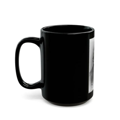 Gilman Marston, Head-And-Shoulders Portrait, Facing Right, In Uniform (U.S. Civil War) Black Coffee Mug - Go Mug Yourself