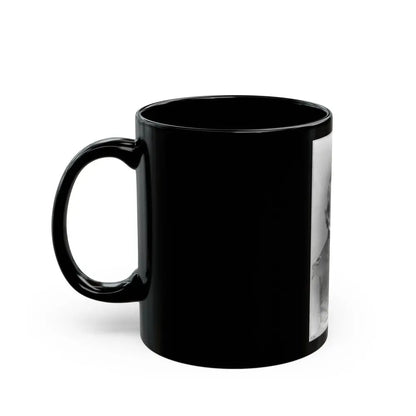 Gilman Marston, Head-And-Shoulders Portrait, Facing Right, In Uniform (U.S. Civil War) Black Coffee Mug - Go Mug Yourself