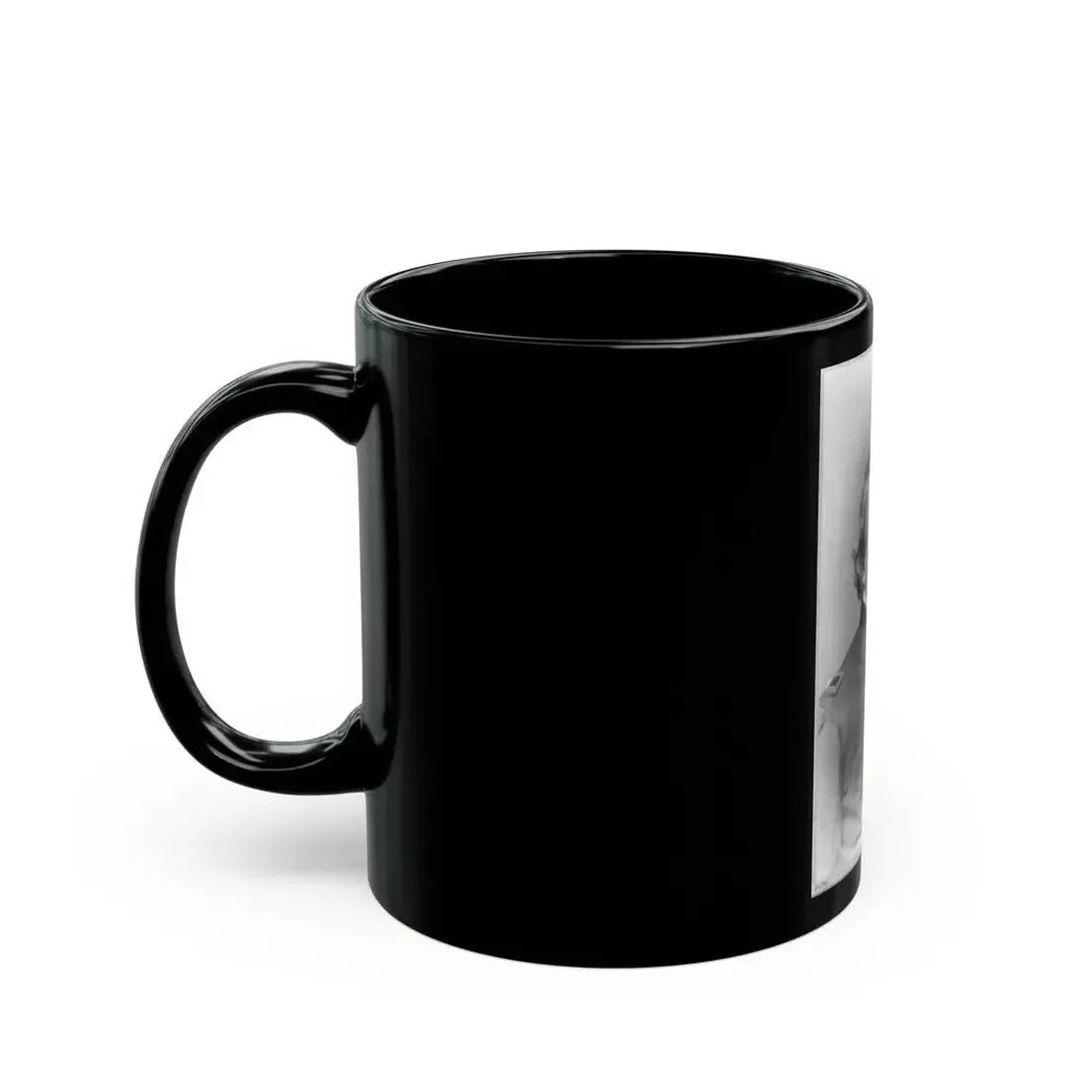 Gilman Marston, Head-And-Shoulders Portrait, Facing Right, In Uniform (U.S. Civil War) Black Coffee Mug - Go Mug Yourself