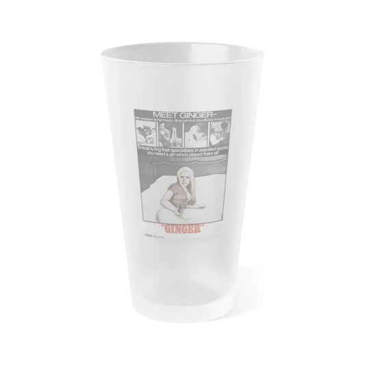 GINGER 1971 Movie Poster - Frosted Pint Glass 16oz-Go Mug Yourself