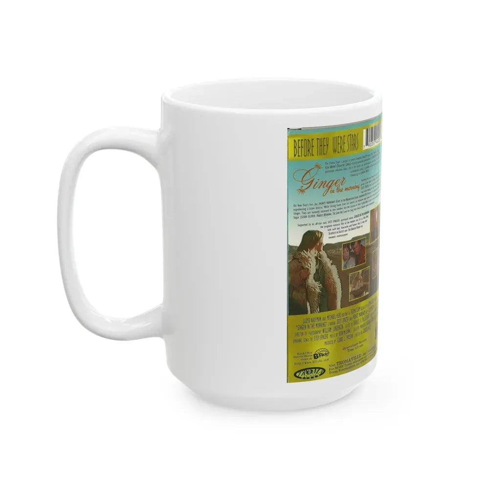 GINGER IN THE MORNING TROMA (VHS COVER) - White Coffee Mug - Go Mug Yourself