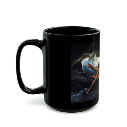 Gioacchino Pagliei (1852-1896) The Naiads - 1881 - Black Coffee Mug - Go Mug Yourself