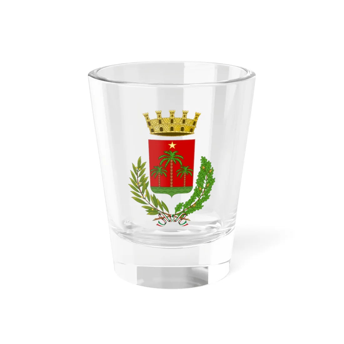 Gioia Tauro-Stemma (Italy) (Coat of Arms) Shot Glass 1.5oz 1.5oz - Go Mug Yourself