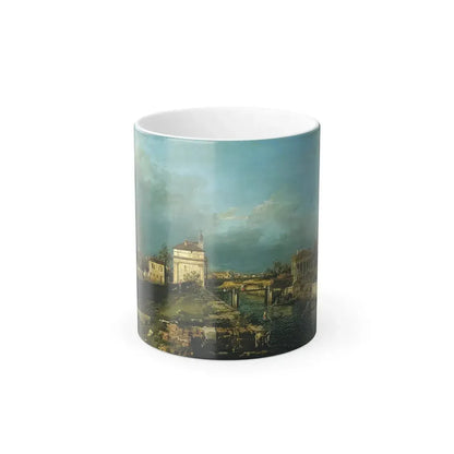 Giovanni Antonio Canal %22Canaletto%22 (1697-1768) Porta Portello, Padua - c1760 - Color Changing Mug 11oz 11oz - Go Mug Yourself