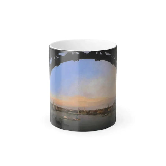 Giovanni Antonio Canal %22Canaletto%22 (1697-1768) The City Seen Through an Arch of Westminster Bridge --0 - Color Changing Mug 11oz 11oz - Go Mug Yourself