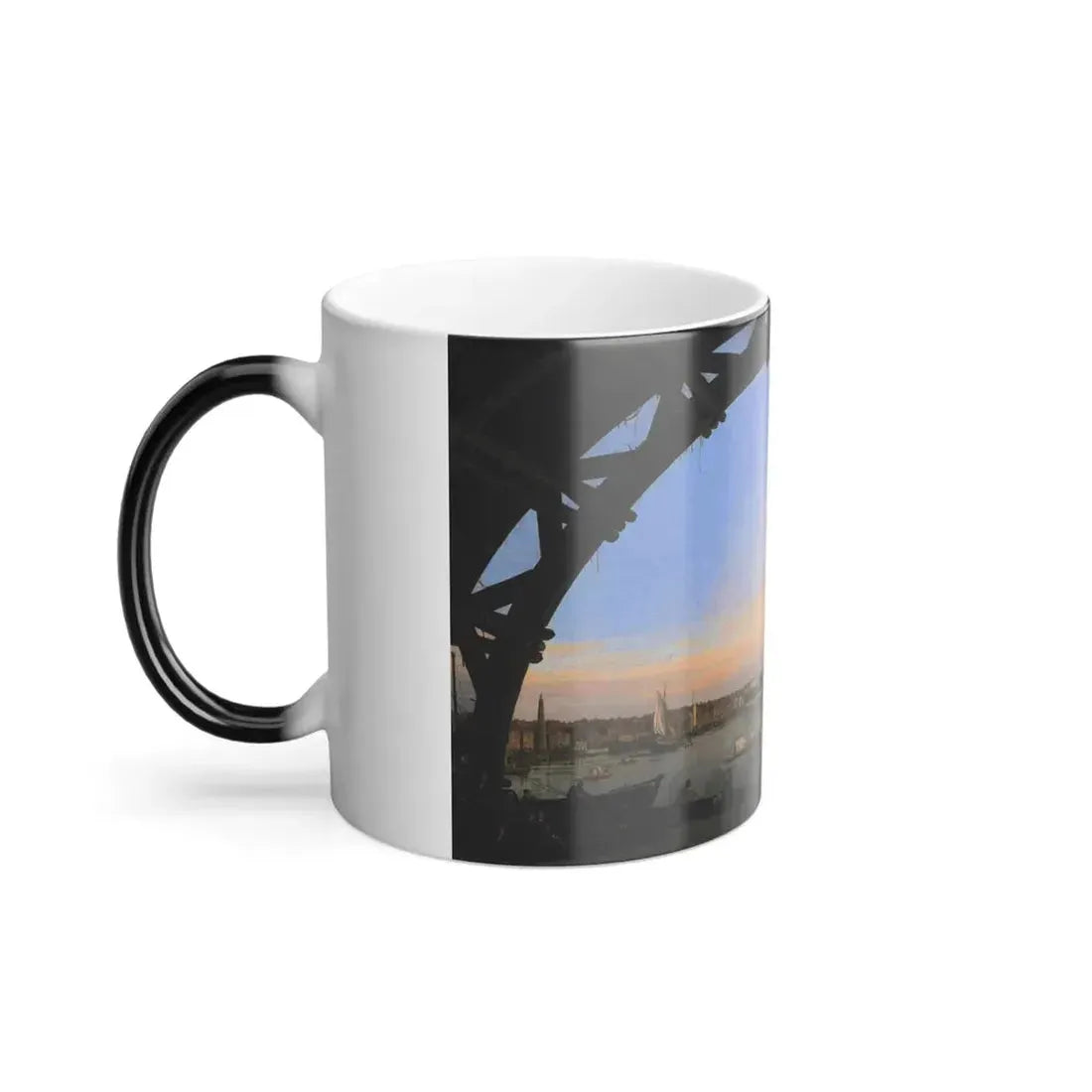 Giovanni Antonio Canal %22Canaletto%22 (1697-1768) The City Seen Through an Arch of Westminster Bridge --0 - Color Changing Mug 11oz - Go Mug Yourself