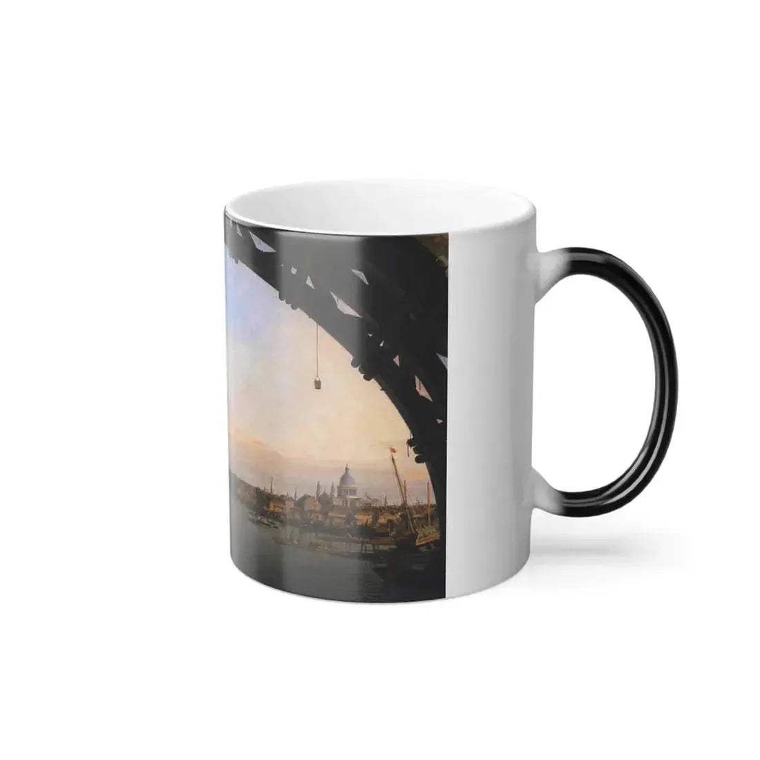 Giovanni Antonio Canal %22Canaletto%22 (1697-1768) The City Seen Through an Arch of Westminster Bridge --0 - Color Changing Mug 11oz - Go Mug Yourself