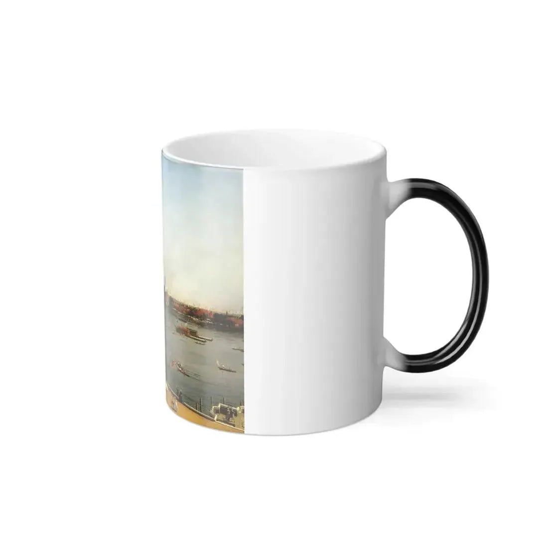 Giovanni Antonio Canal %22Canaletto%22 (1697-1768) The Thames and the City of London from Richmond House-0 - Color Changing Mug 11oz - Go Mug Yourself