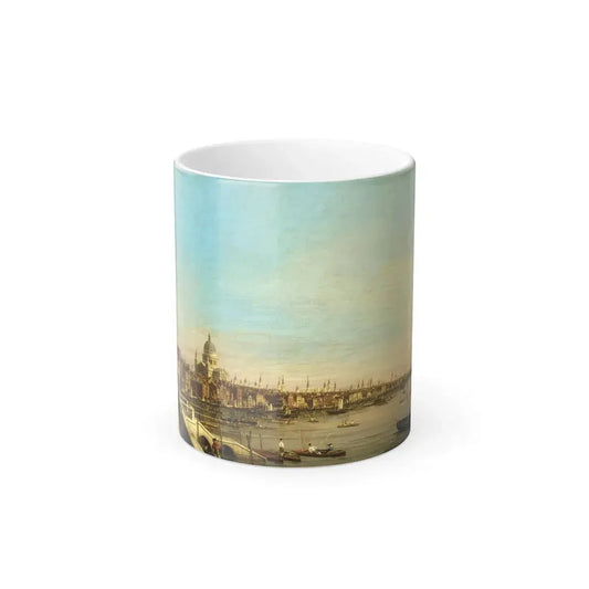 Giovanni Antonio Canal %22Canaletto%22 (1697-1768) The Thames from the Terrace of Somerset House, Lookin-0 - Color Changing Mug 11oz 11oz - Go Mug Yourself