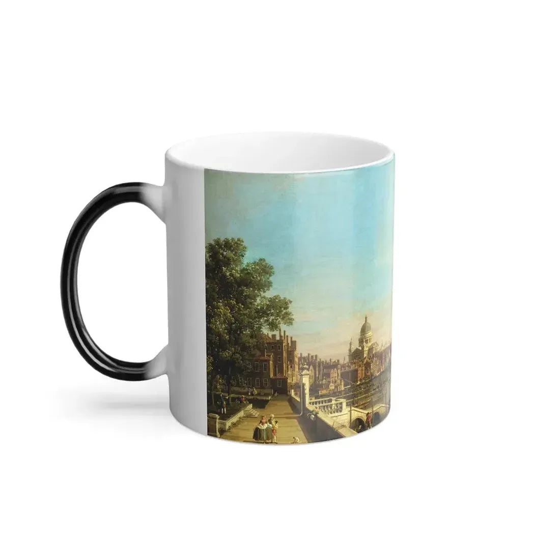Giovanni Antonio Canal %22Canaletto%22 (1697-1768) The Thames from the Terrace of Somerset House, Lookin-0 - Color Changing Mug 11oz - Go Mug Yourself