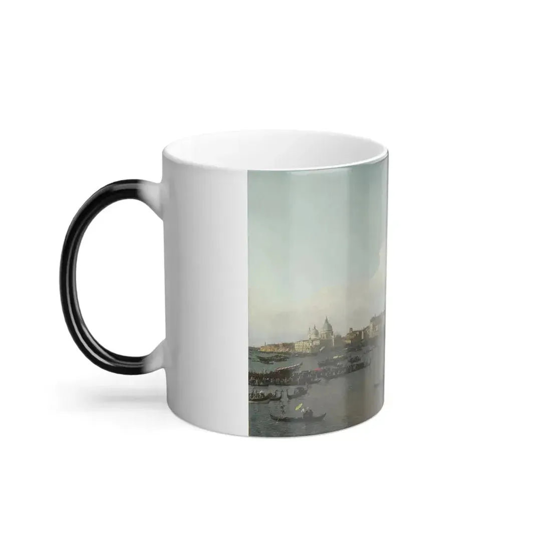 Giovanni Antonio Canal %22Canaletto%22 (1697-1768) Venice%3a The Basin of San Marco on Ascension Day - c-0 - Color Changing Mug 11oz - Go Mug Yourself