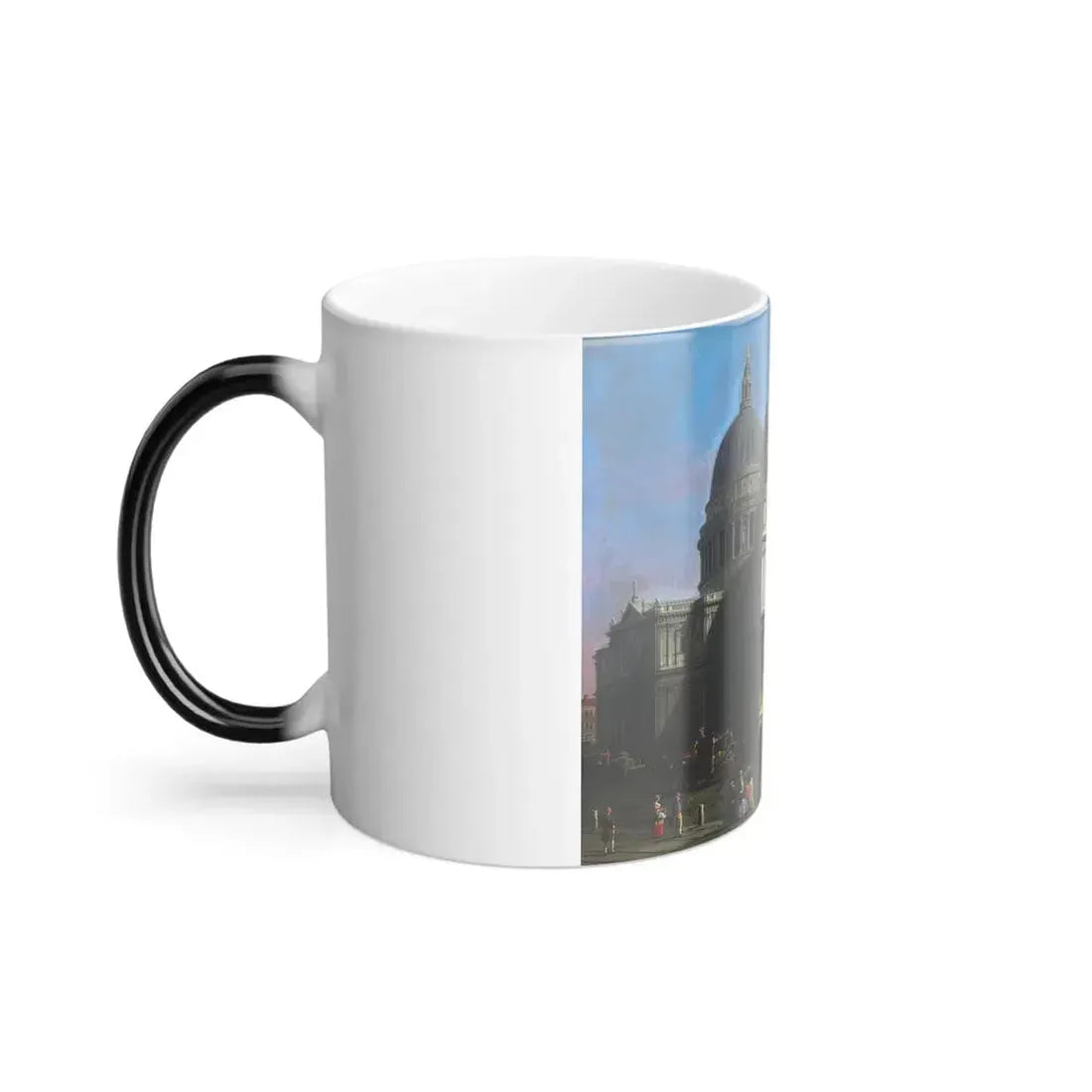 Giovanni Antonio Canal 'Canaletto' (1697-1768) St Paul's Cathedral - Oil on Canvas c1754 - Color Changing Mug 11oz - Go Mug Yourself