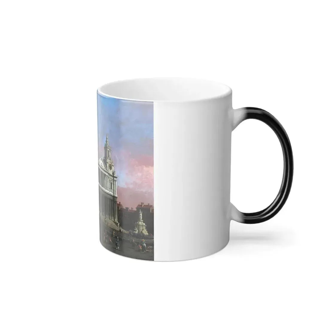 Giovanni Antonio Canal 'Canaletto' (1697-1768) St Paul's Cathedral - Oil on Canvas c1754 - Color Changing Mug 11oz - Go Mug Yourself