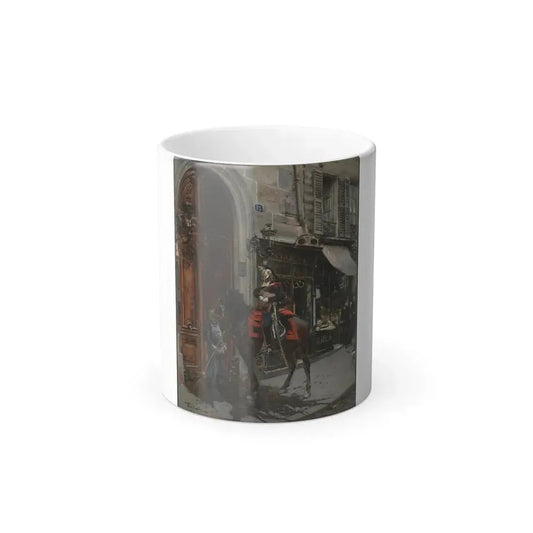 Giovanni Boldini (1842-1931) The Dispatch-Bearer - Oil on Wood c1879 - Color Changing Mug 11oz 11oz - Go Mug Yourself
