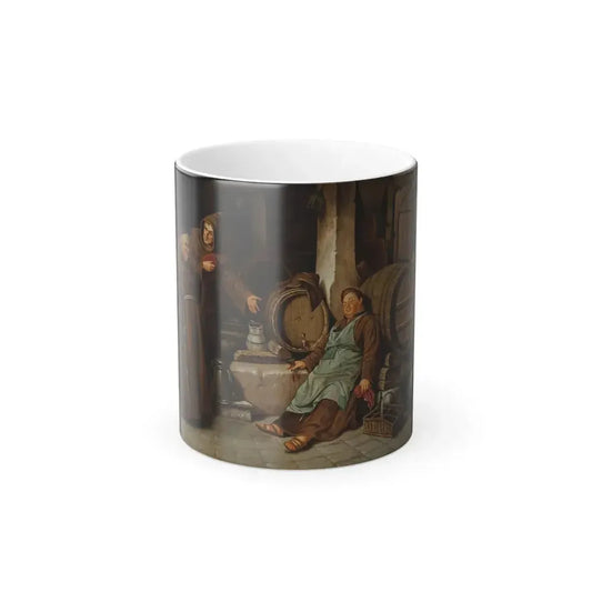 Giovanni Califano (1864-1930) Costernazione - Oil on Canvas - Color Changing Mug 11oz 11oz - Go Mug Yourself