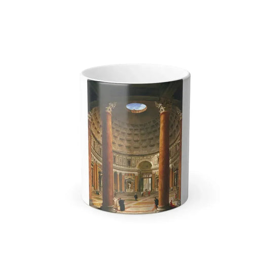 Giovanni Paolo Panini (1691-1765) Interior of the Pantheon, Rome -1732 - Color Changing Mug 11oz 11oz - Go Mug Yourself