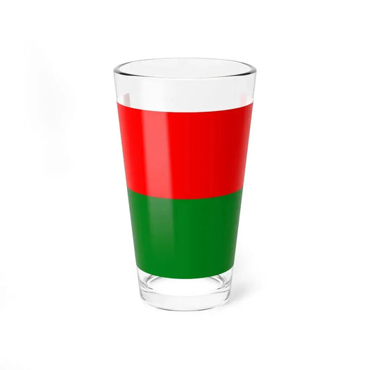 Giovo-Bandiera (Italy) Pint Glass 16oz 16oz - Go Mug Yourself