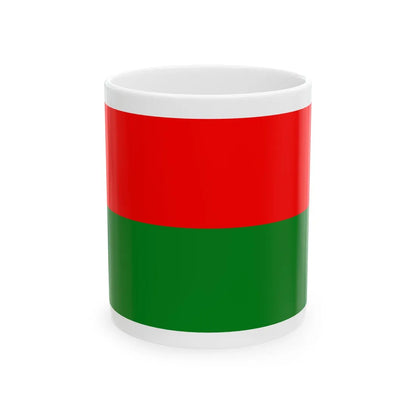 Giovo-Bandiera (Italy) White Coffee Mug 11oz - Go Mug Yourself