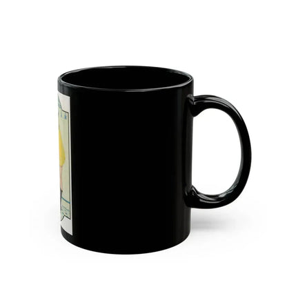 Girl at the Sink - Black Coffee Mug - Go Mug Yourself