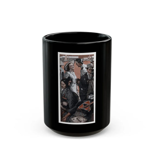 Girl From Tokyo, Cosmopolitan, June 1939 - Black Coffee Mug-15oz-Go Mug Yourself