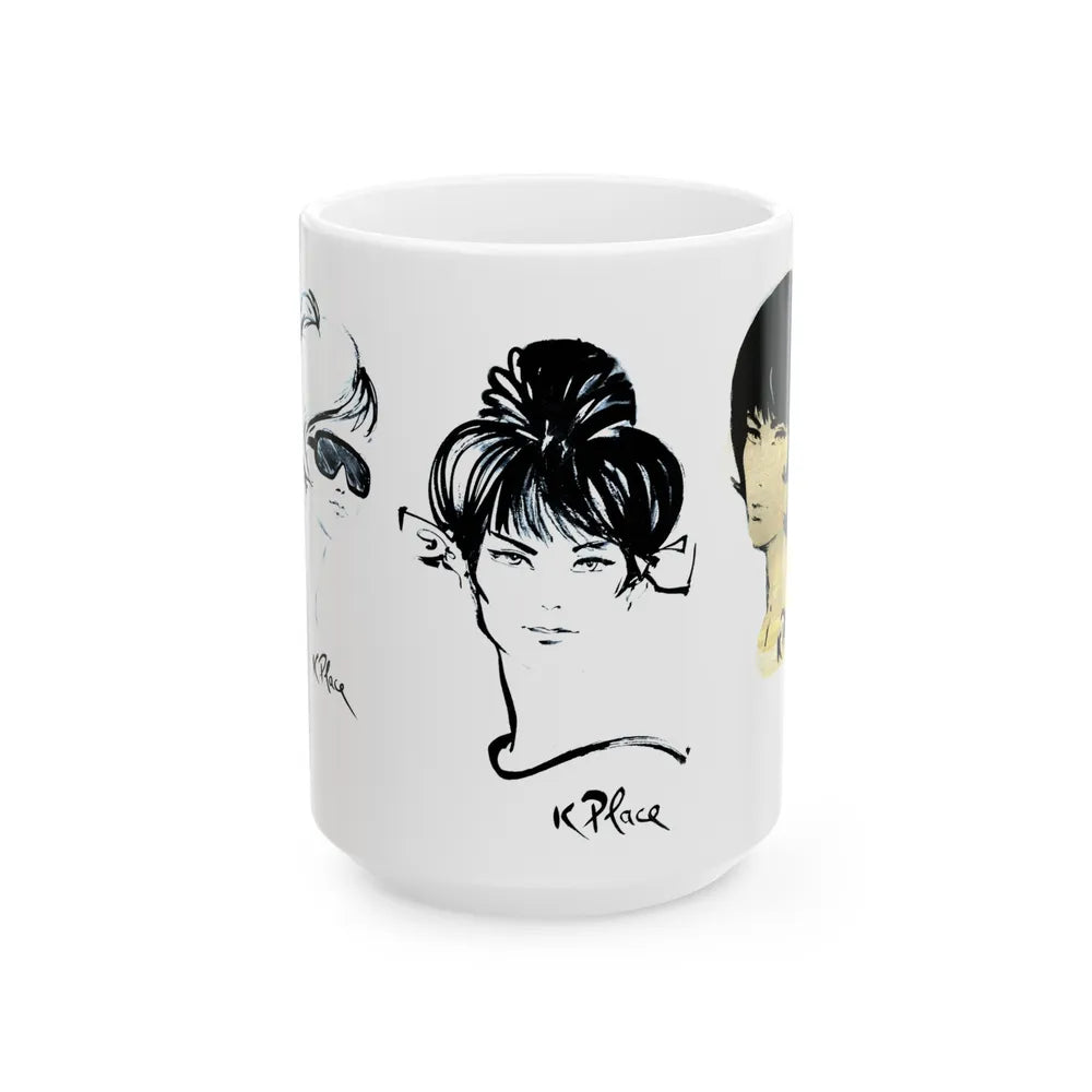 GIrl Gang, 1964 - White Coffee Mug-15oz-Go Mug Yourself