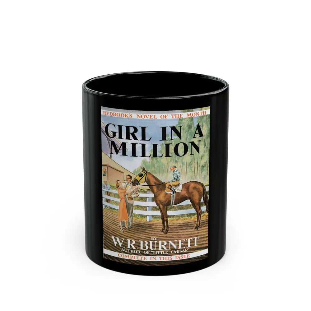 Girl In A Million, Rebook, January 1938 - Black Coffee Mug-11oz-Go Mug Yourself