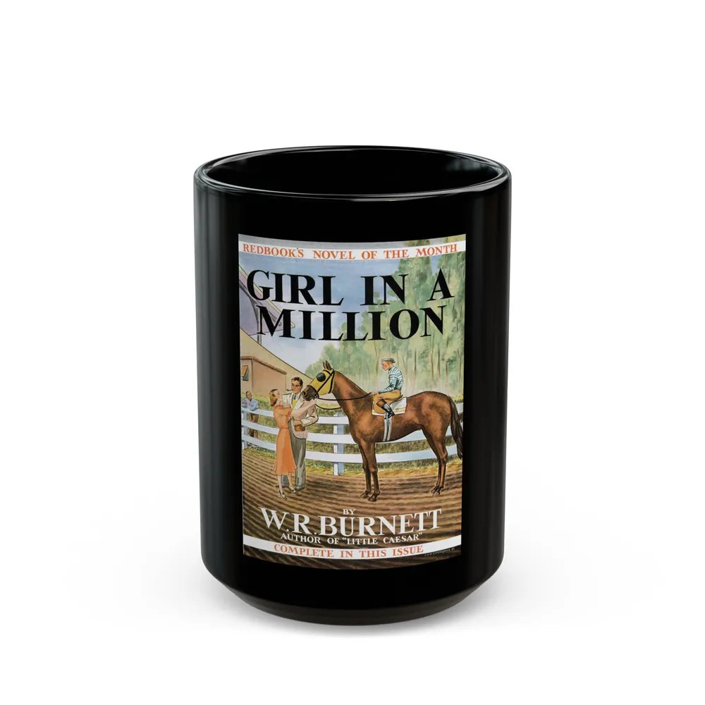 Girl In A Million, Rebook, January 1938 - Black Coffee Mug-15oz-Go Mug Yourself