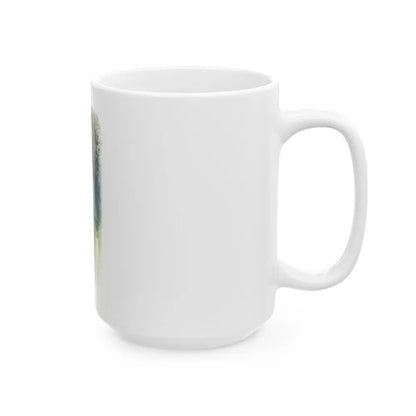 Girl In A Wood by Belinda Brett, Woman's Realm magazine, 1969 - White Coffee Mug - Go Mug Yourself