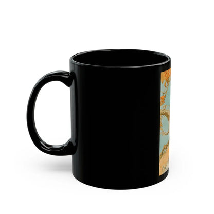 Girl in Autumn - Black Coffee Mug-Go Mug Yourself