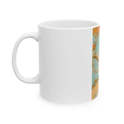 Girl in Autumn - White Coffee Mug-Go Mug Yourself