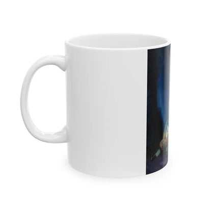 Girl in Blue 1933 - White Coffee Mug-Go Mug Yourself