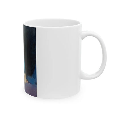 Girl in Blue 1933 - White Coffee Mug-Go Mug Yourself