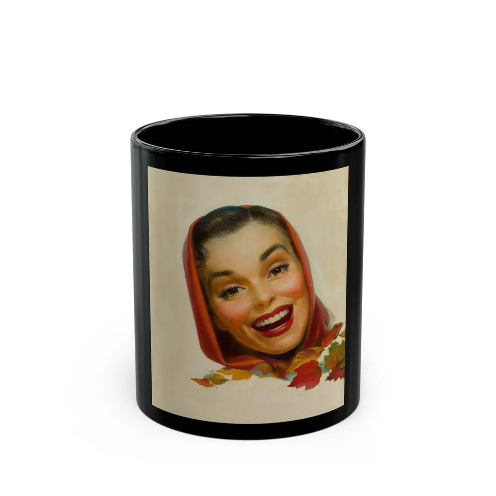 Girl in Scar - Black Coffee Mug-11oz-Go Mug Yourself